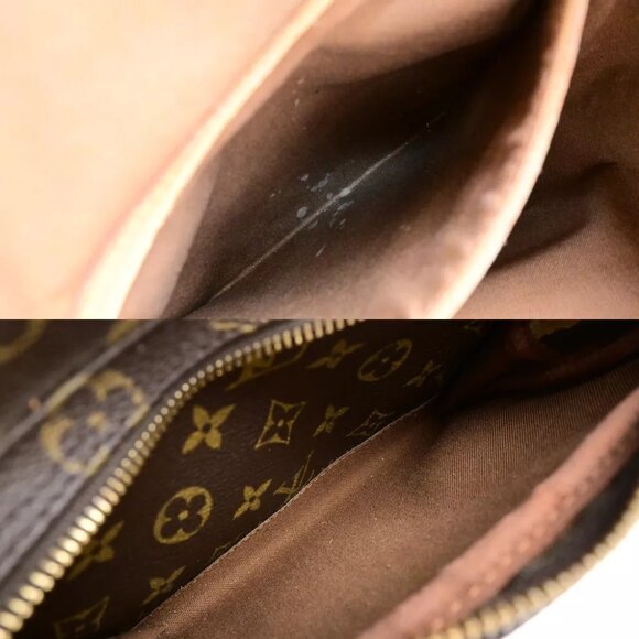 LOUIS VUITTON Montsouris GM Backpack Bag Monogram Leather Brown M51135 22FA118 - Picture 9 of 16